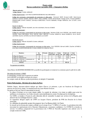 PV Bureau syndical du 05.11.25