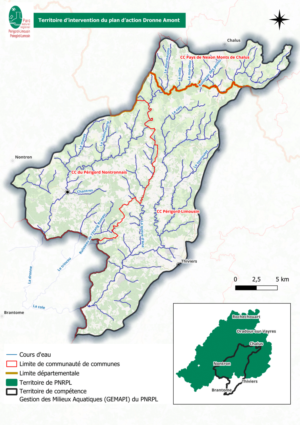 Carte territoire PPG dans PNRPL Web