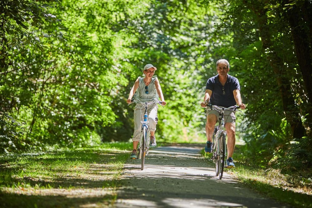 Chalus VTT voie Verte 2023 ©PnrPerigordLimousin GuillaumeVillegier.Unity40 WEB