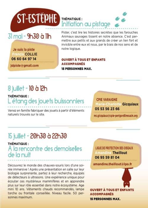 Dpt24 Programme rendezvous nature CPIE 8juillet