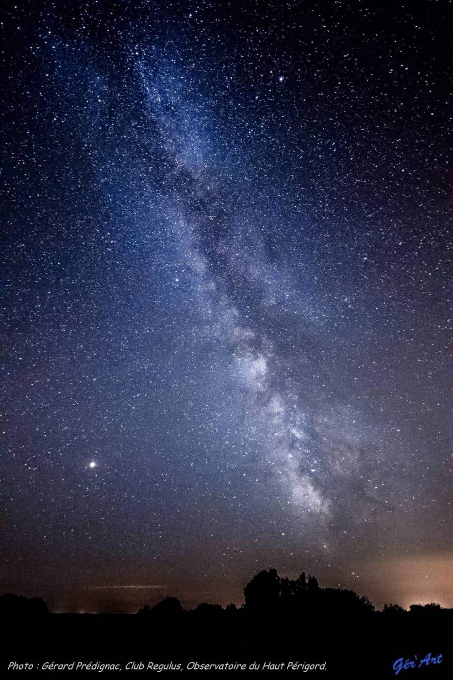 Voie Lactée et Mars
