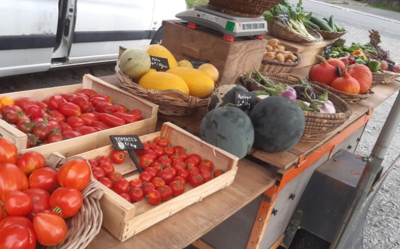 Les jardins de La Cueille stand marché 2